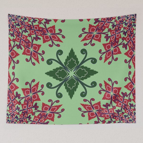 Item preview, Green Mandala Frame Balance designed and sold by OIL Pattern Design .