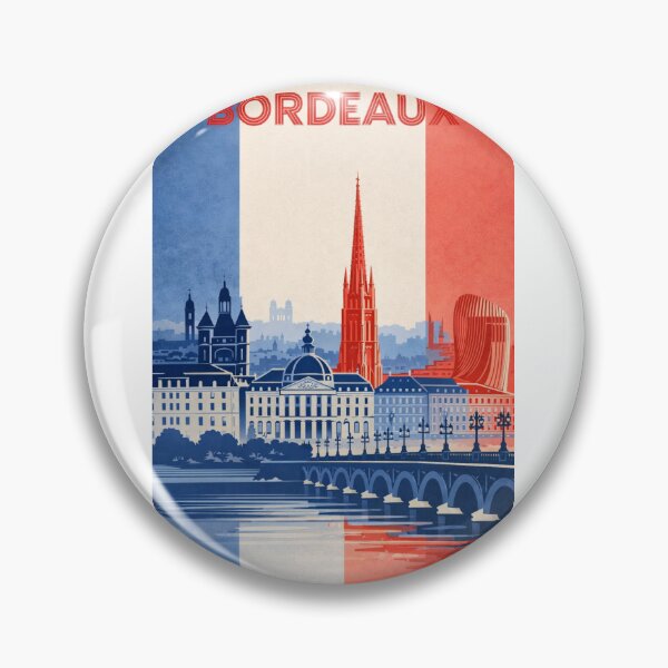 Item preview, Bordeaux Riverfront with Place de la Bourse, Saint-Michel Spire and La Cité du Vin designed and sold by Aryabek.