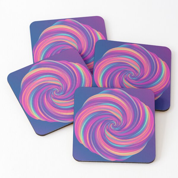 Item preview, multi-color swirling gradient explosion, smooth spiral motion, vibrant neon colors, glossy finish, abstract trendy art  designed and sold by AwesomeArtist26.