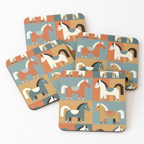 Item preview, Geometric Horse Icon Pattern (image size 7840x11680) designed and sold by Digital-Davinci.