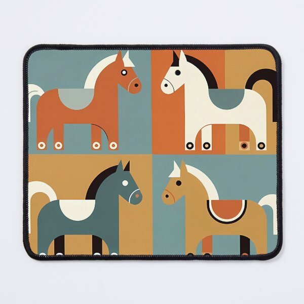 Item preview, Geometric Horse Icon Pattern (image size 7840x11680) designed and sold by Digital-Davinci.