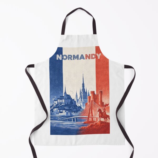 Item preview, Normandy Icons with Mont-Saint-Michel, Caen Castle and Bayeux Cathedral designed and sold by Aryabek.