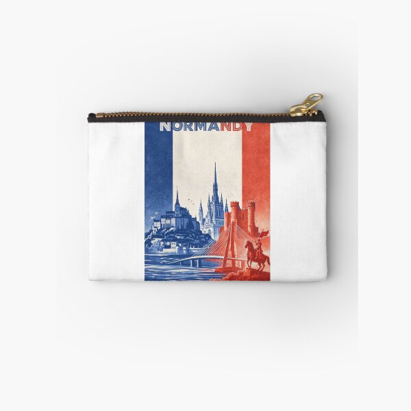 Item preview, Normandy Icons with Mont-Saint-Michel, Caen Castle and Bayeux Cathedral designed and sold by Aryabek.