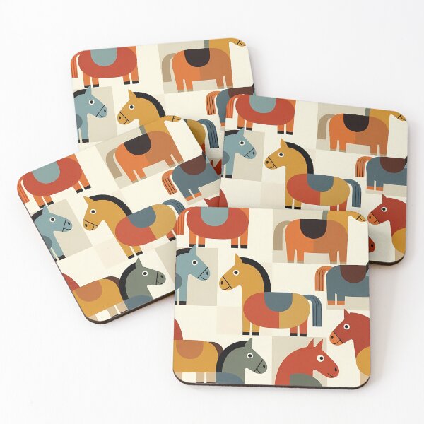 Item preview, Geometric Horse Icon Pattern (image size 7840x11680) designed and sold by Digital-Davinci.