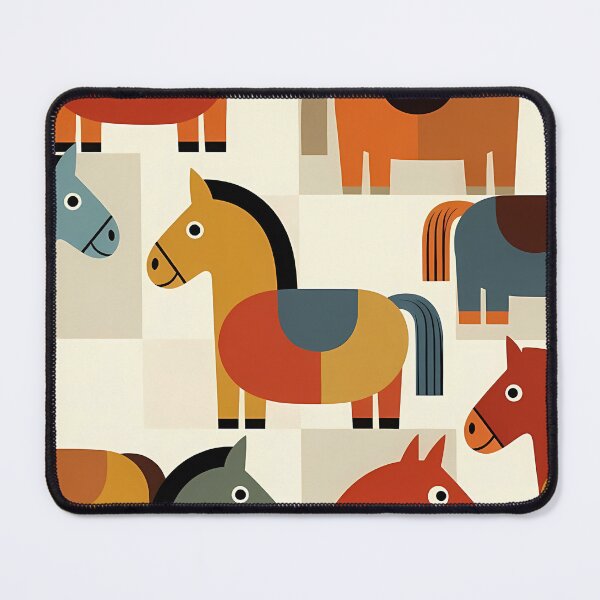 Item preview, Geometric Horse Icon Pattern (image size 7840x11680) designed and sold by Digital-Davinci.