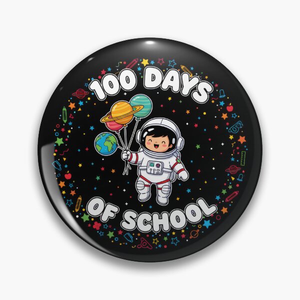 Item preview, 100 Days of School Astronaut Space Boys Kids 100th Day designed and sold by THREE LITTLE BEANS.