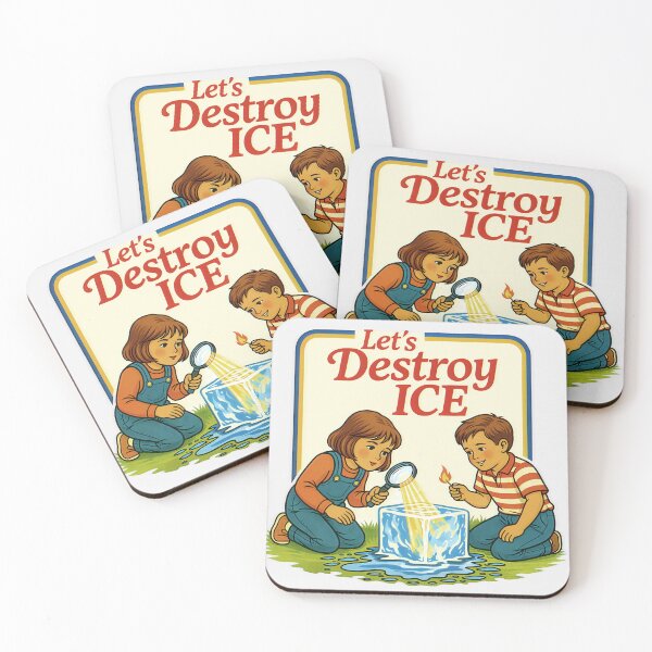 Item preview, Let's Destroy ICE T-Shirt designed and sold by gear-posters.