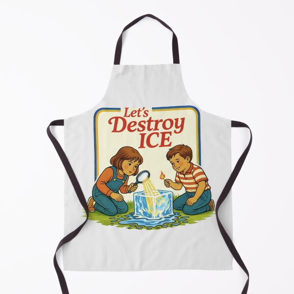 Item preview, Let's Destroy ICE T-Shirt designed and sold by gear-posters.