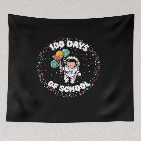 Item preview, 100 Days of School Astronaut Space Boys Kids 100th Day designed and sold by THREE LITTLE BEANS.