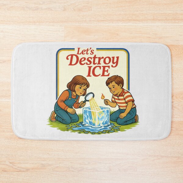 Item preview, Let's Destroy ICE T-Shirt designed and sold by gear-posters.