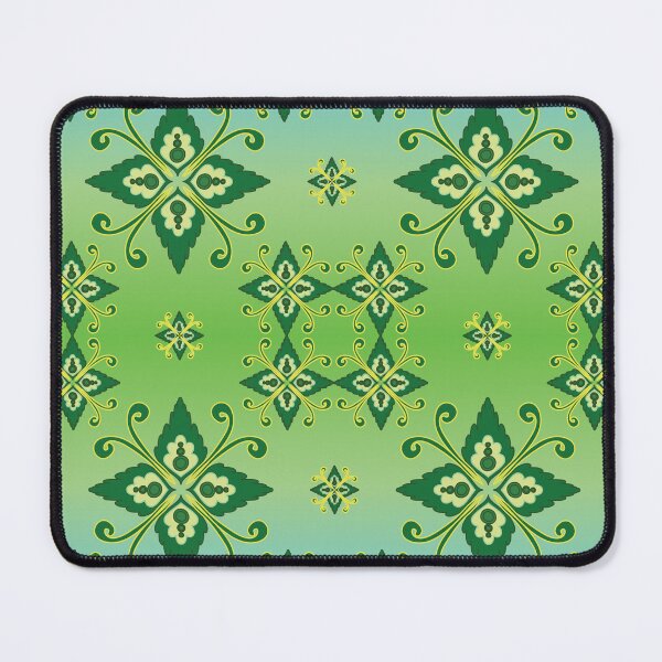 Item preview, Gradient Green Floral Flow designed and sold by OIL Pattern Design .