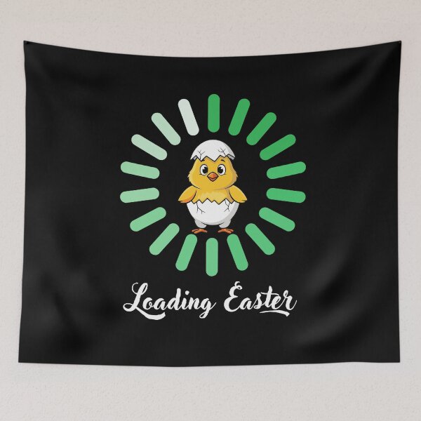 Item preview, Loading Easter – Cute Baby Chick Cartoon with Battery Loop designed and sold by JustFunnyStuff.