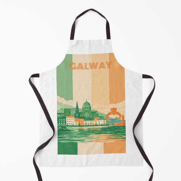 Item preview, Galway Waterfront with Galway Cathedral, Long Walk and Claddagh Ring designed and sold by Aryabek.