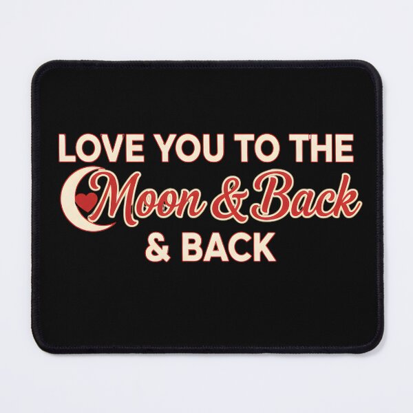 Item preview, Moon and Back Love Design .Love You To The Moon Logo designed and sold by MofazStyle.