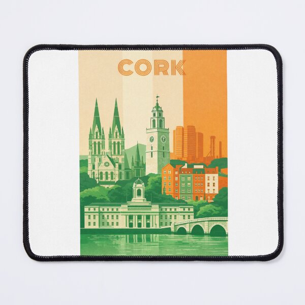 Item preview, Cork Cityscape with St. Fin Barre’s Cathedral, Shandon Bells and City Hall designed and sold by Aryabek.