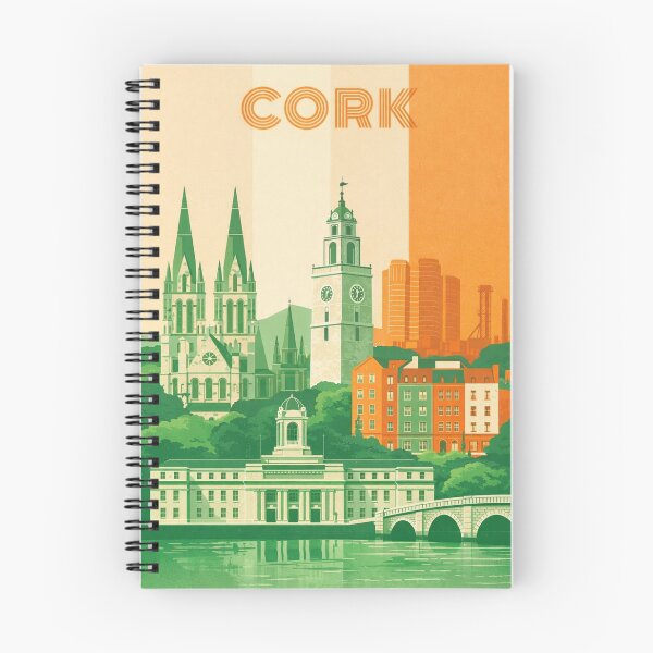Item preview, Cork Cityscape with St. Fin Barre’s Cathedral, Shandon Bells and City Hall designed and sold by Aryabek.