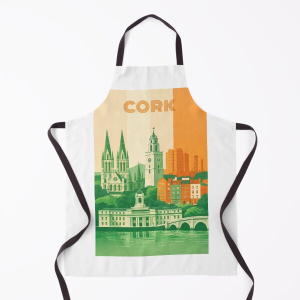 Item preview, Cork Cityscape with St. Fin Barre’s Cathedral, Shandon Bells and City Hall designed and sold by Aryabek.
