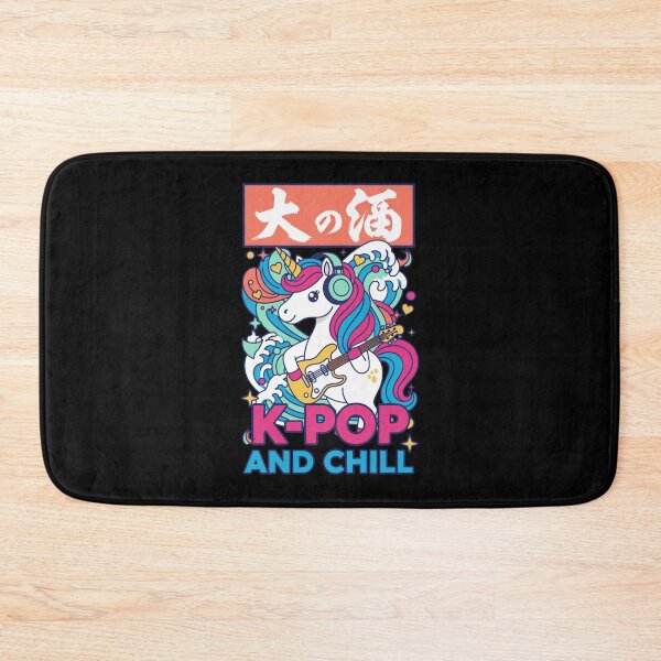 Item preview, Cute Unicorn K-Pop And Chill Korean Music Anime designed and sold by LuminOrb.