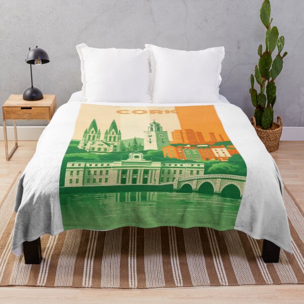 Item preview, Cork Cityscape with St. Fin Barre’s Cathedral, Shandon Bells and City Hall designed and sold by Aryabek.