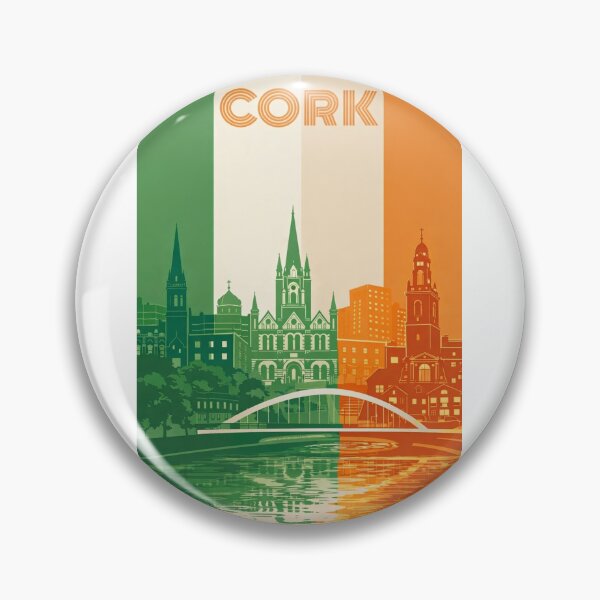 Item preview, Cork Waterfront Featuring Shandon Bells, St. Fin Barre’s Cathedral and River Lee designed and sold by Aryabek.