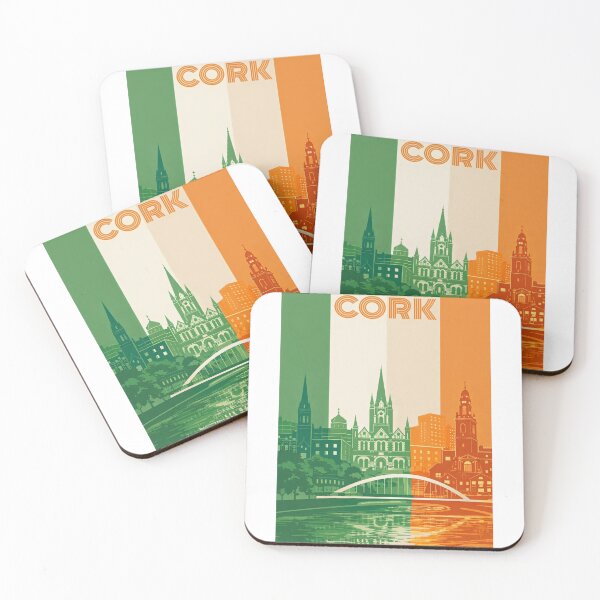 Item preview, Cork Waterfront Featuring Shandon Bells, St. Fin Barre’s Cathedral and River Lee designed and sold by Aryabek.