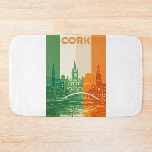 Item preview, Cork Waterfront Featuring Shandon Bells, St. Fin Barre’s Cathedral and River Lee designed and sold by Aryabek.