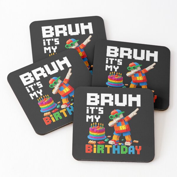 Item preview, Bruh Its My Birthday Master Builder Block Brick Men Boy Kid  designed and sold by FrankIsabel.