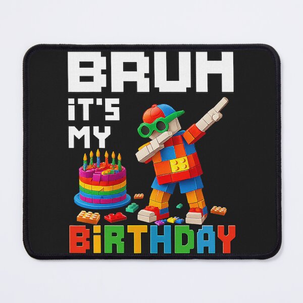 Item preview, Bruh Its My Birthday Master Builder Block Brick Men Boy Kid  designed and sold by FrankIsabel.