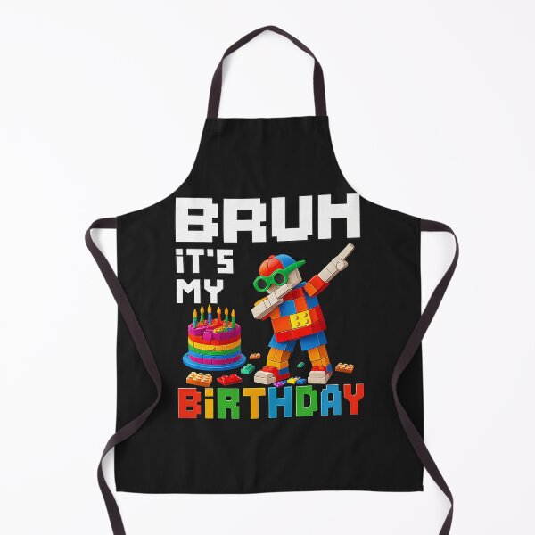 Item preview, Bruh Its My Birthday Master Builder Block Brick Men Boy Kid designed and sold by FrankIsabel.