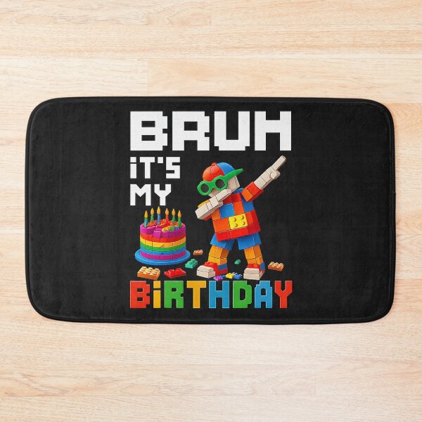 Item preview, Bruh Its My Birthday Master Builder Block Brick Men Boy Kid  designed and sold by FrankIsabel.