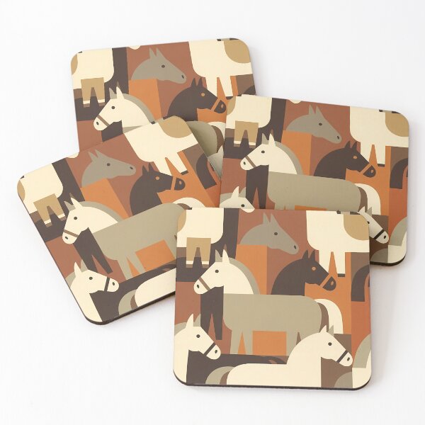 Item preview, Geometric Horse Icon Pattern (image size 7840x11680) designed and sold by Digital-Davinci.