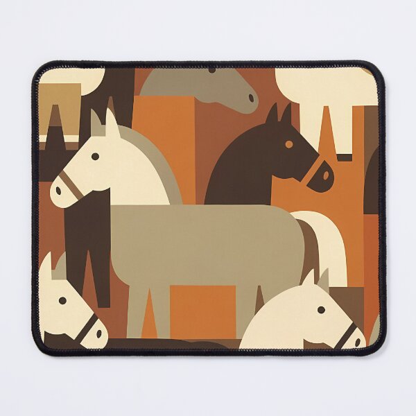 Item preview, Geometric Horse Icon Pattern (image size 7840x11680) designed and sold by Digital-Davinci.