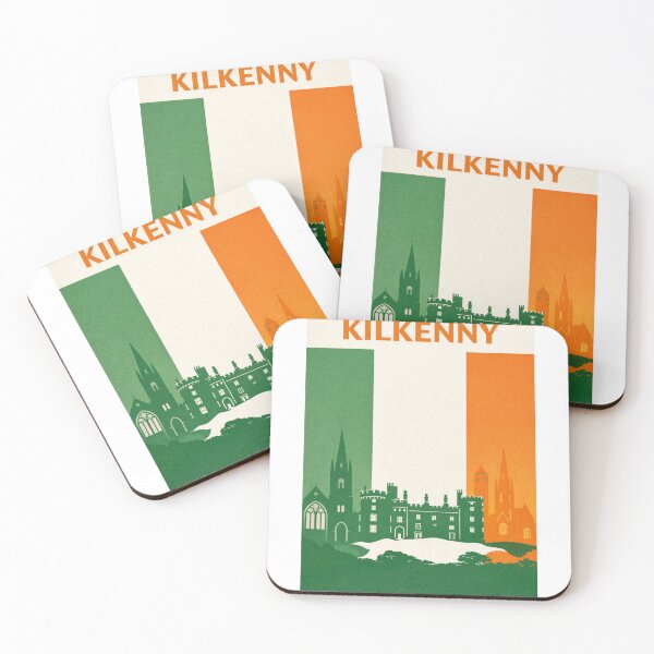 Item preview, Kilkenny Heritage Scene with Kilkenny Castle and St. Canice’s Cathedral designed and sold by Aryabek.