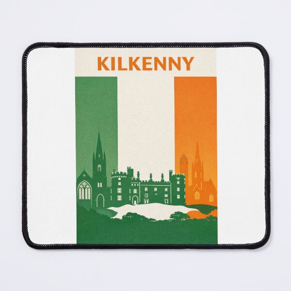Item preview, Kilkenny Heritage Scene with Kilkenny Castle and St. Canice’s Cathedral designed and sold by Aryabek.