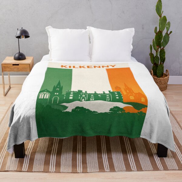 Item preview, Kilkenny Heritage Scene with Kilkenny Castle and St. Canice’s Cathedral designed and sold by Aryabek.