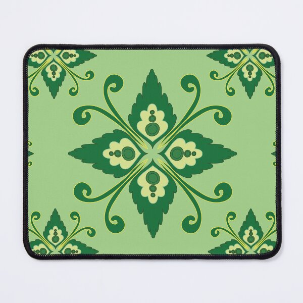 Item preview, A flowing floral design blending gentle green gradients, expressing movement, balance, and renewal. A modern interpretation of natural harmony. designed and sold by OIL Pattern Design .