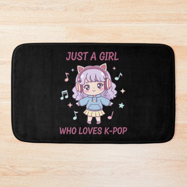 Item preview, Just A Girl Who Loves K-Pop Kpop Korean Music Cute designed and sold by LuminOrb.