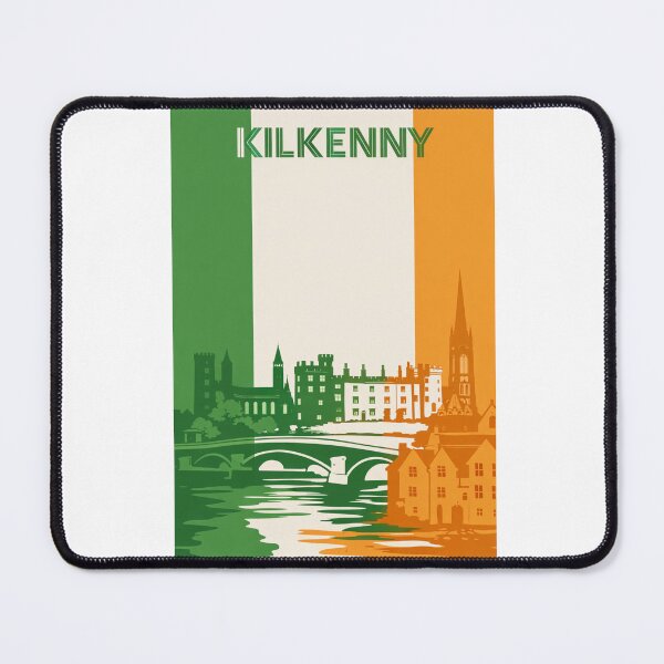 Item preview, Kilkenny Cityscape Featuring Kilkenny Castle, River Nore and St. Mary’s Cathedral designed and sold by Aryabek.