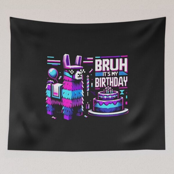 Item preview, Bruh Its My Birthday Llama Pinata Boy Girl Party Funny Bday designed and sold by FrankIsabel.