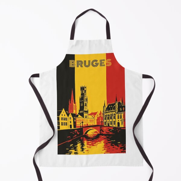 Item preview, Bruges Historic Center with Belfry, Church of Our Lady and Canal Reflections designed and sold by Aryabek.