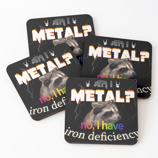Item preview, Am I Metal No I Have Iron Deficiency designed and sold by SonceStickers.