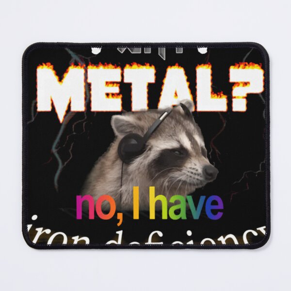 Item preview, Am I Metal No I Have Iron Deficiency designed and sold by SonceStickers.