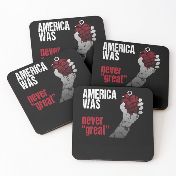 Item preview, America Was Never Great heart American Idiots designed and sold by Pete Roberts.