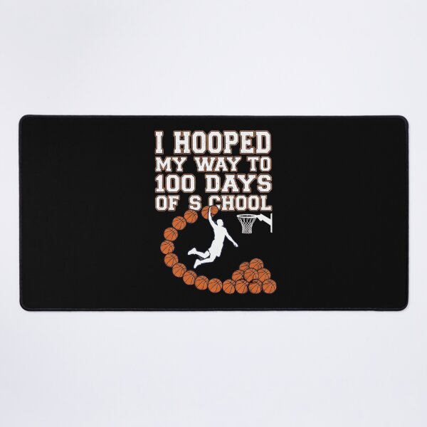 Item preview, Hooped My Way 100 Days School Basketball 100th Day Boys Kids designed and sold by THREE LITTLE BEANS.