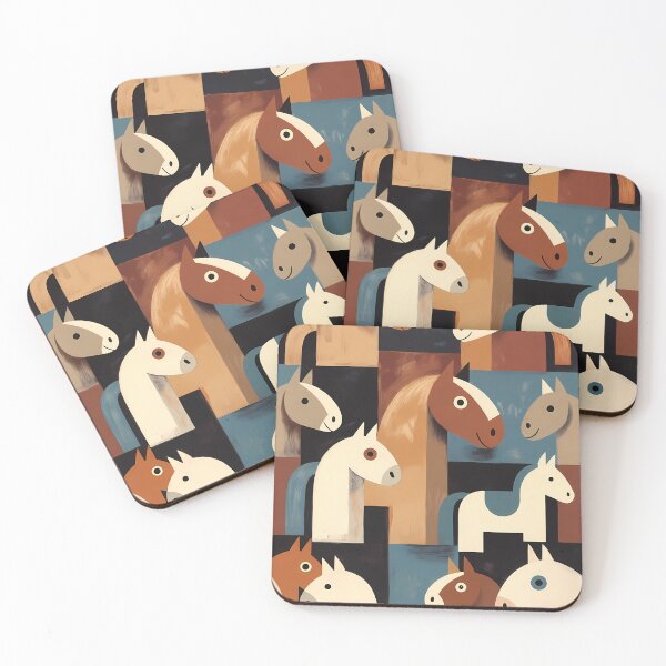 Item preview, Geometric Horse Icon Pattern (image size 7840x11680) designed and sold by Digital-Davinci.