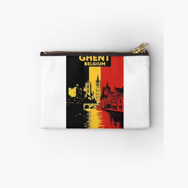 Item preview, Canal View of Ghent with Belfry, Gravensteen Castle and Historic Quays designed and sold by Aryabek.