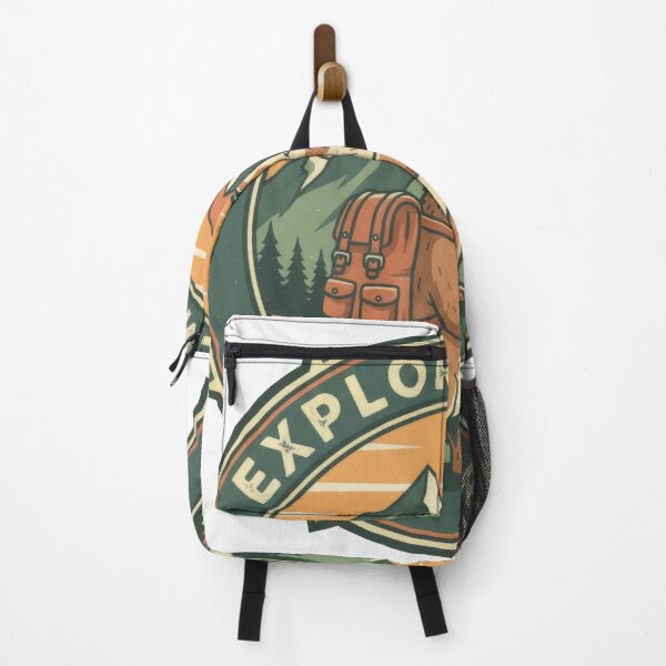 Item preview, Explore More Vintage Bear Hiking Design, Retro Mountain Adventure Stickers, Camping Brown Bear Graphic, Outdoor Enthusiast Gift, Forest Backpacker Art designed and sold by seven things shop.