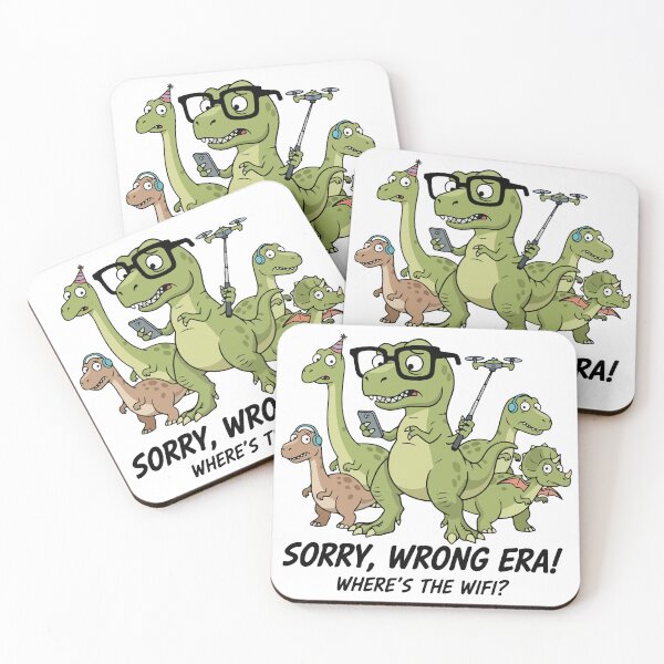 Item preview, Funny Dinosaur Wrong Era T-Rex | Where's the WiFi? designed and sold by Maesa Studio.