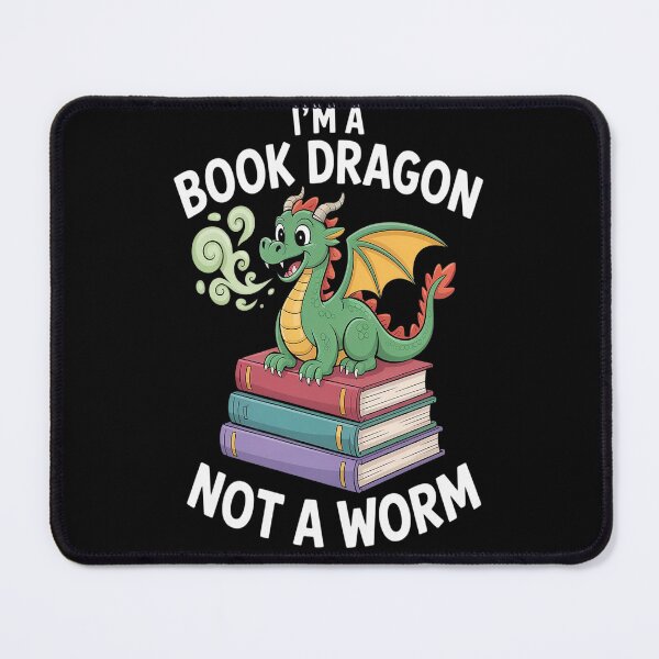 Item preview, I Am A Book Dragon Not A Worm For Book Lovers designed and sold by orlodrake.