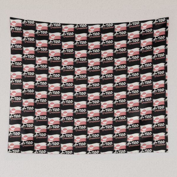 Item preview, Free Greenland Independence Flag designed and sold by RaymondGnLTees.